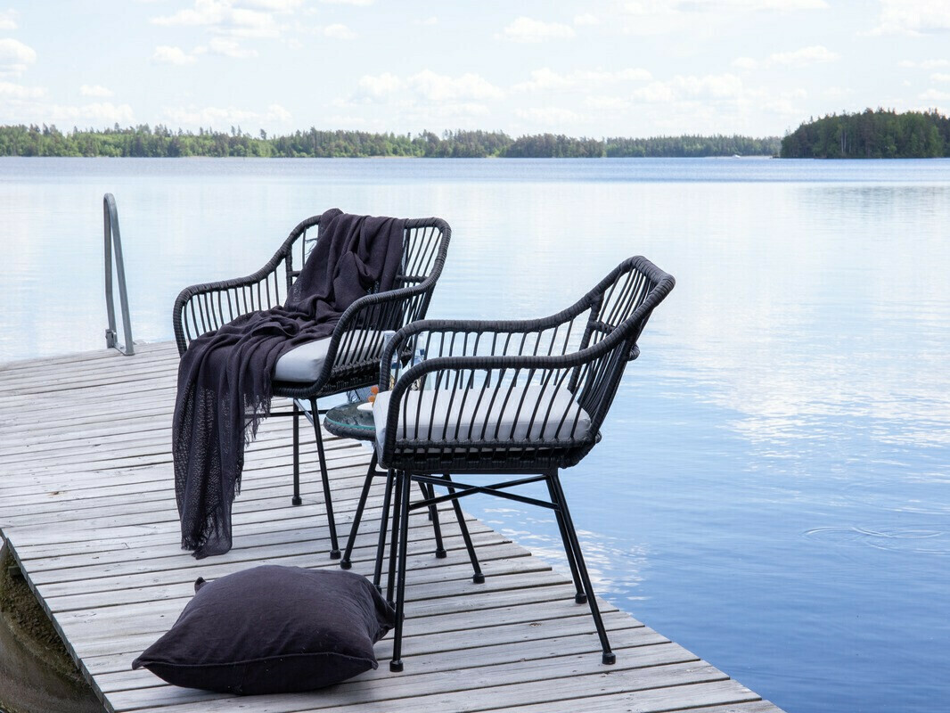 Balkona komplekts Dallas 3117 (Melns)