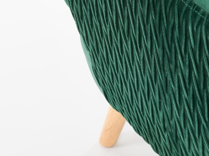 Krēsls Houston 838 (Tumši zaļš + Gaišs koks)