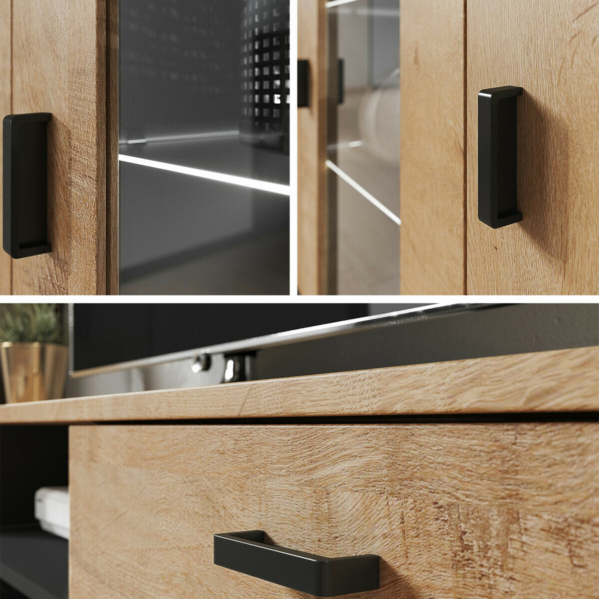 Набор для гостиной Tornola 110 (Белый + Глянцевый белый)