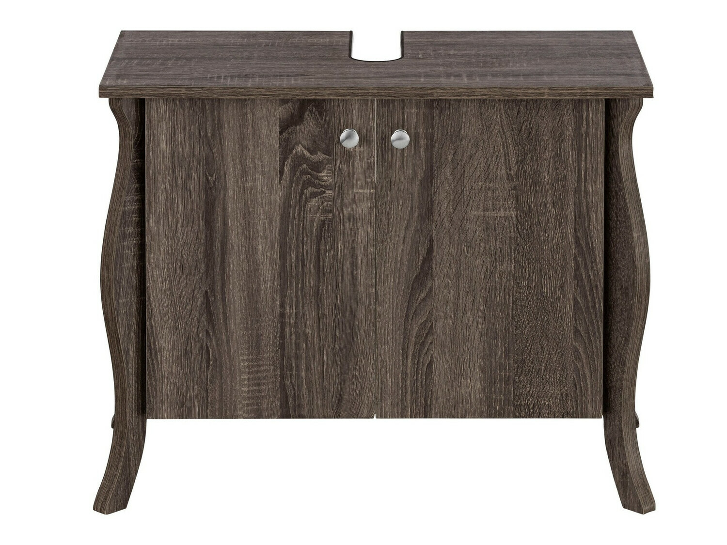 Stāvošs vannas istabas skapītis izlietnei Ophtole 100 (Pelēks ozols)