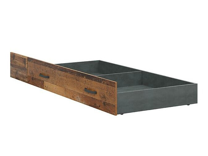 Ящик для постельного белья Belsera 105 (Коричневый + Матера серый)