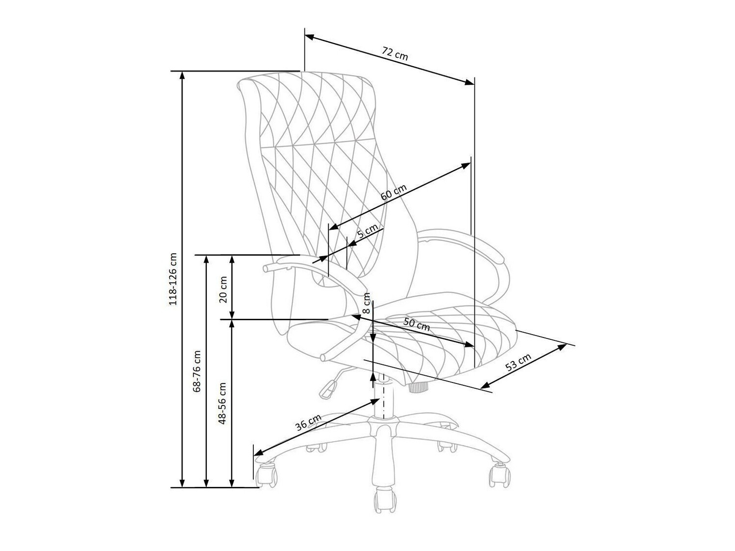 Biroja krēsls Houston 392