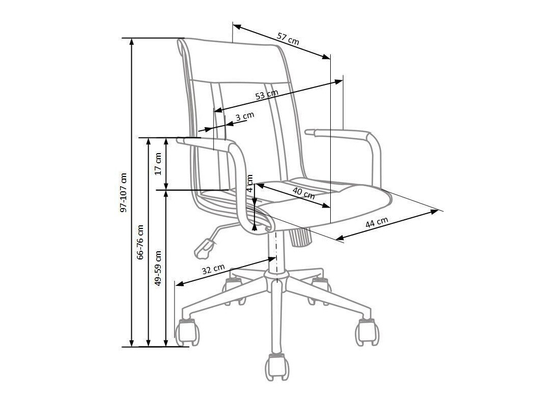 Biroja krēsls Houston 435