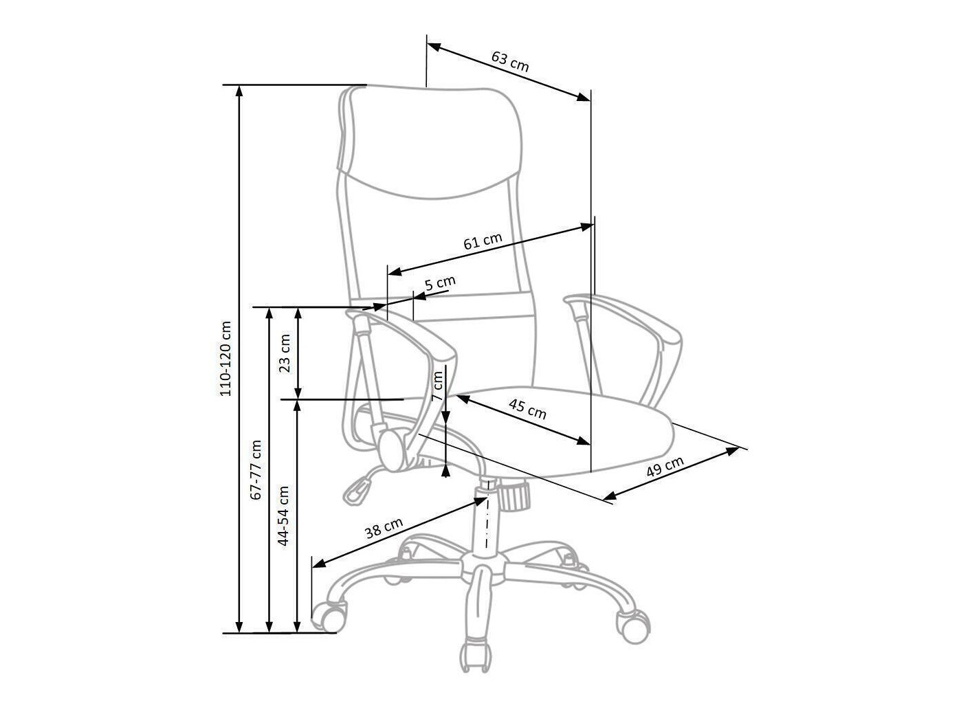 Офисный стул Houston 429 (Белый)