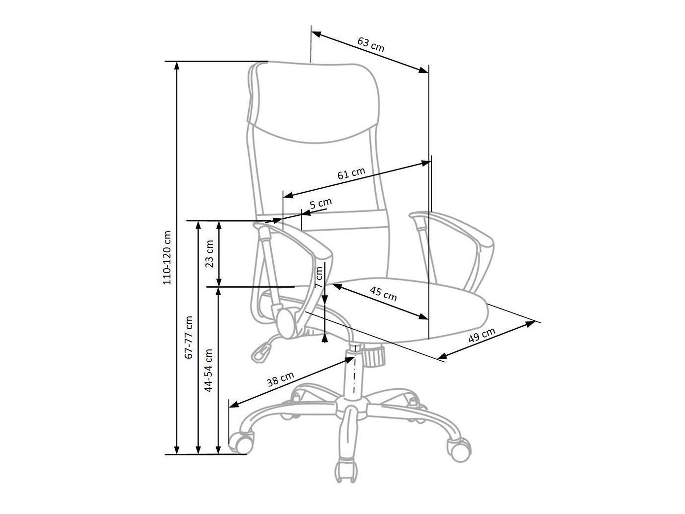 Офисный стул Houston 429 (Зелёный)