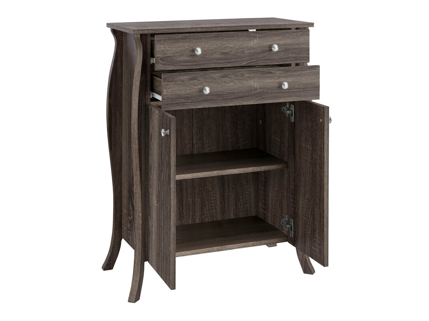 Stāvošs vannas skapītis Ophtole 103 (Pelēks ozols)