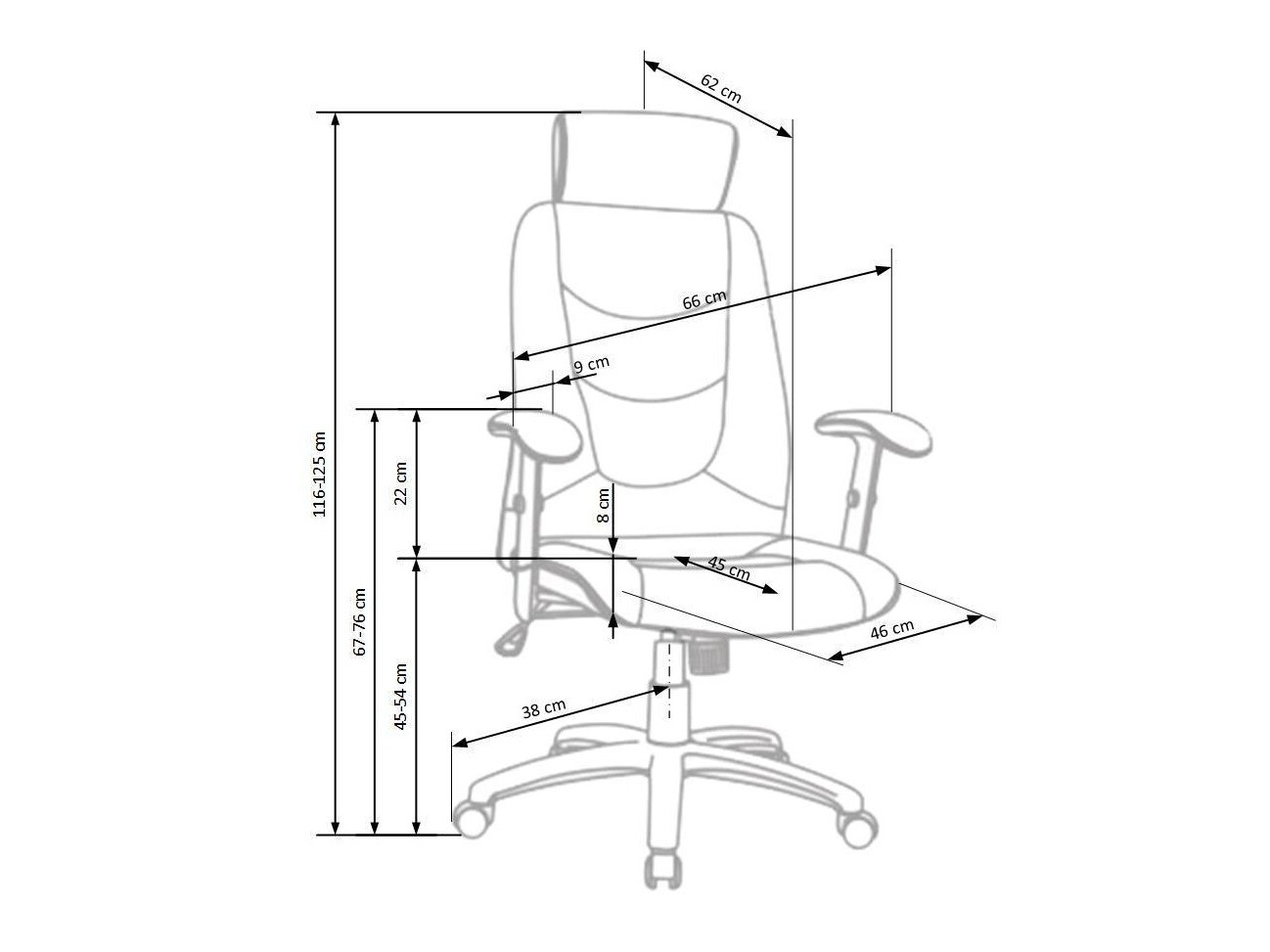 Biroja krēsls Houston 196