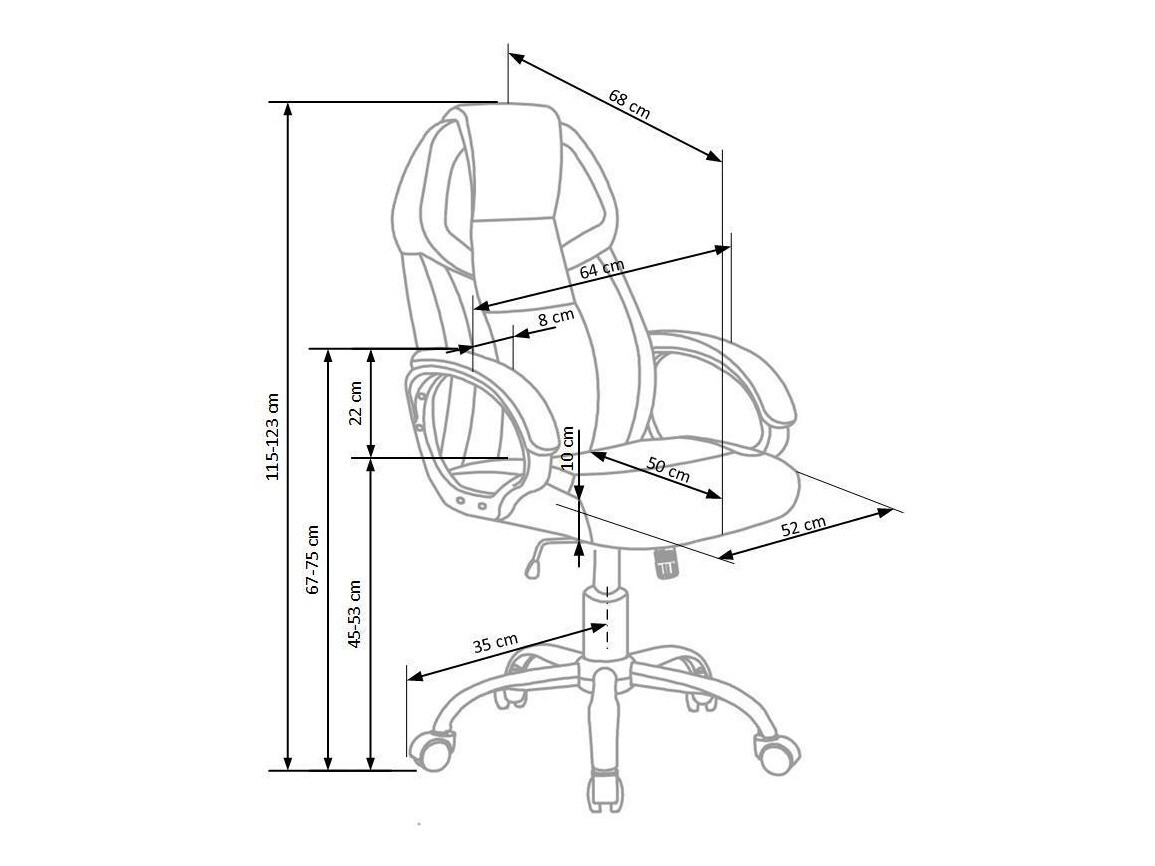 Biroja krēsls Houston 389