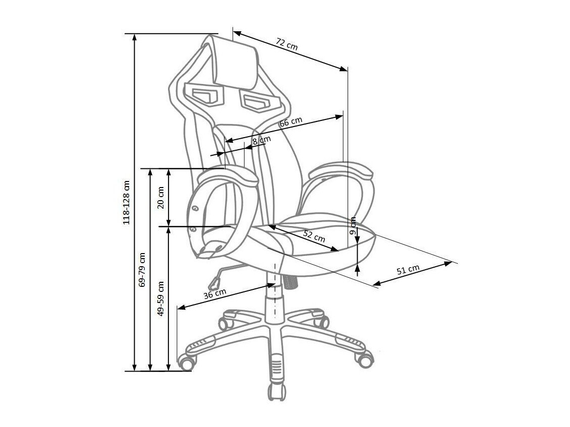 Biroja krēsls Houston 453