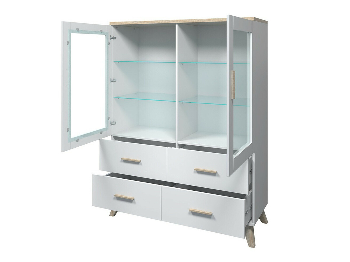 Набор для гостиной Larfloi 113 (Белый + Сонома Дуб)