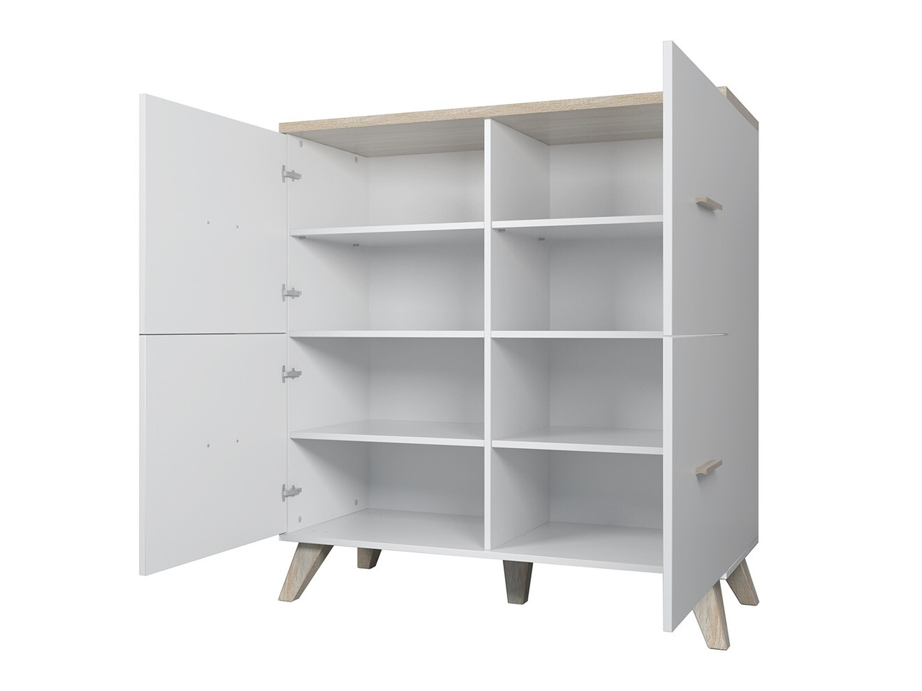 Набор для гостиной Larfloi 113 (Дуб вотан + Чёрный)