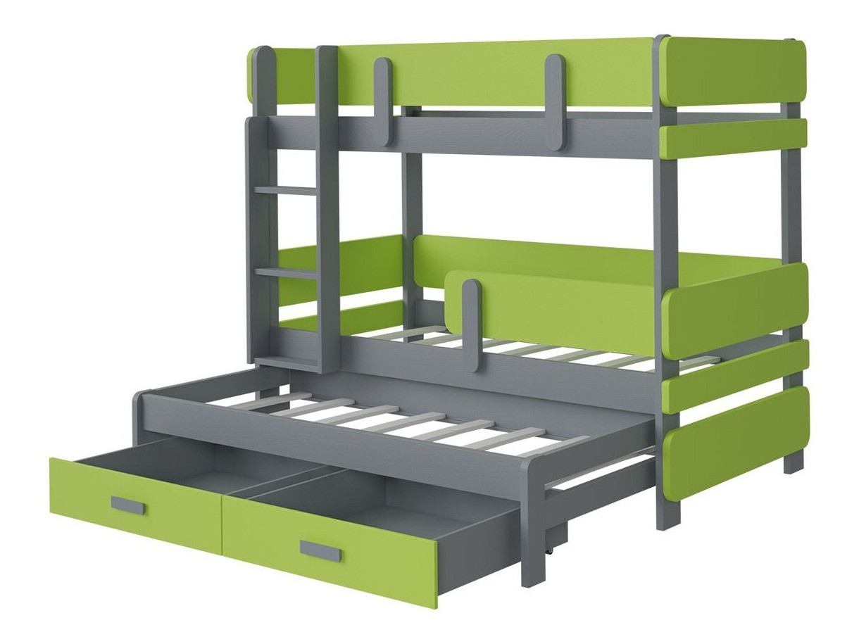 Двухъярусная кровать Henderson 146 (Белый + Дуб)