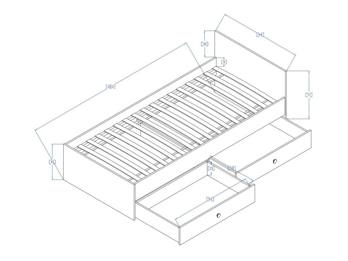 Gulta Mirelbu 112 (Artisan ozols + Glancēts balts + Pelēks)