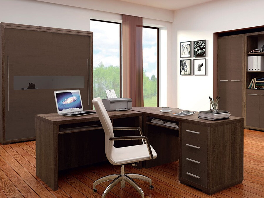 Письменный cтол Fiomeri 122 (Темный дуб сантана)