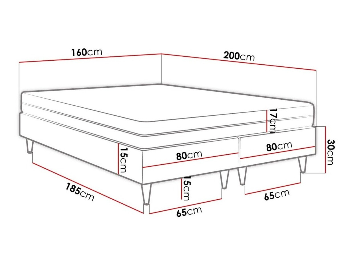 Kontinentālā gulta Logan 109 (Manila 02)