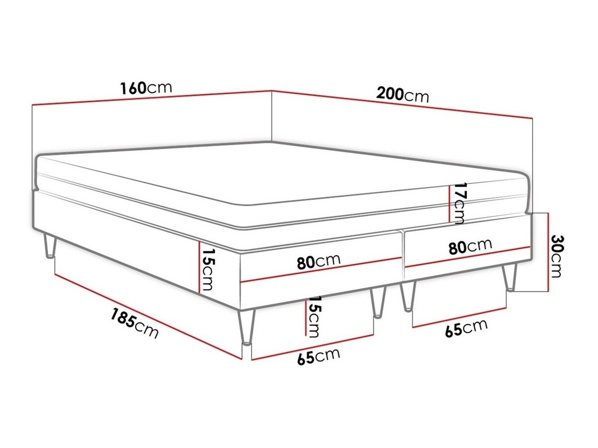 Kontinentālā gulta Logan 109 (Manila 11)