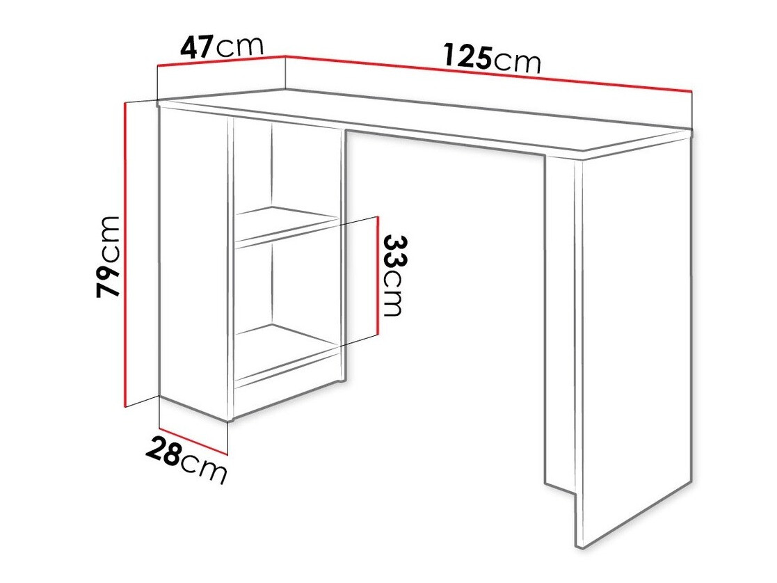 Письменный cтол Dover 113 (Сонома Дуб)