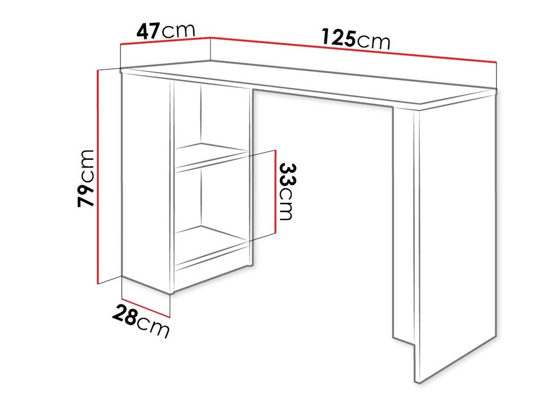Rakstāmgalds Dover 113 (Tumši pelni)
