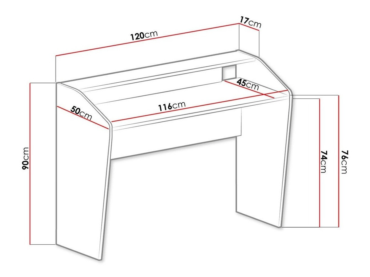 Rakstāmgalds Sorviru 100 (Balts + Tirkīzs)