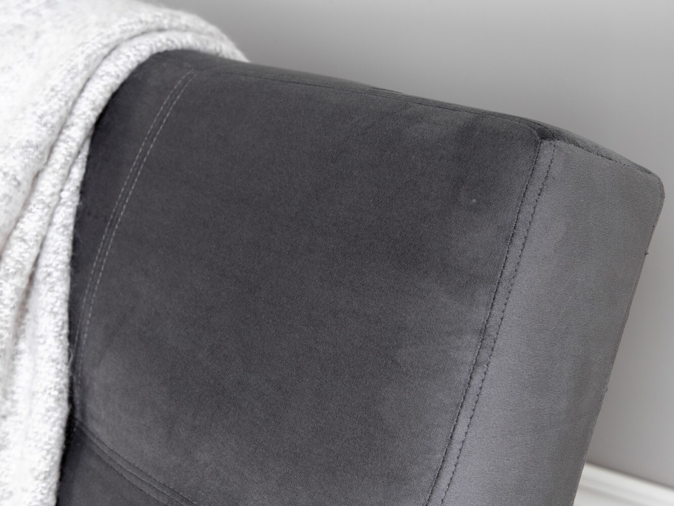 Диван-кровать Dallas 1710 (Тёмно-серый + Чёрный)