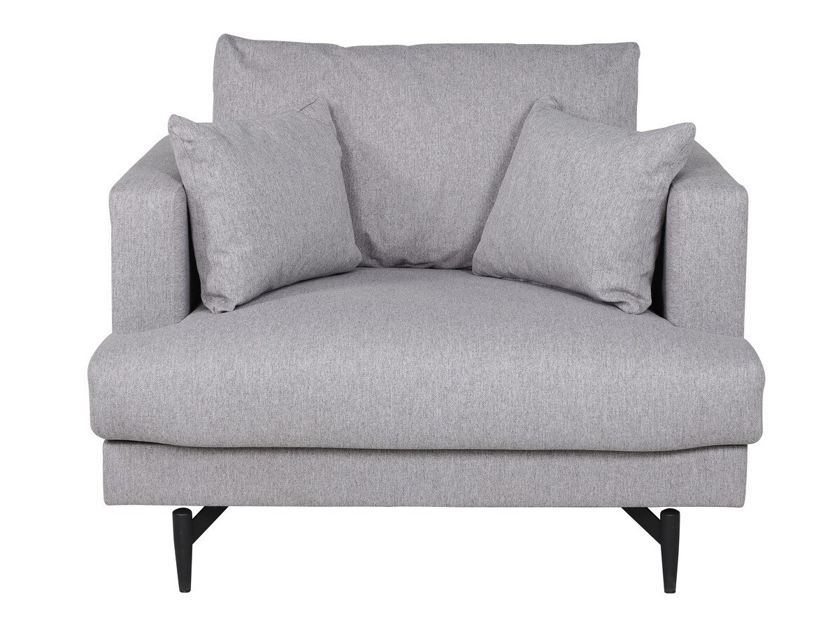 Кресло Dallas 1703 (Светло-серый + Чёрный)