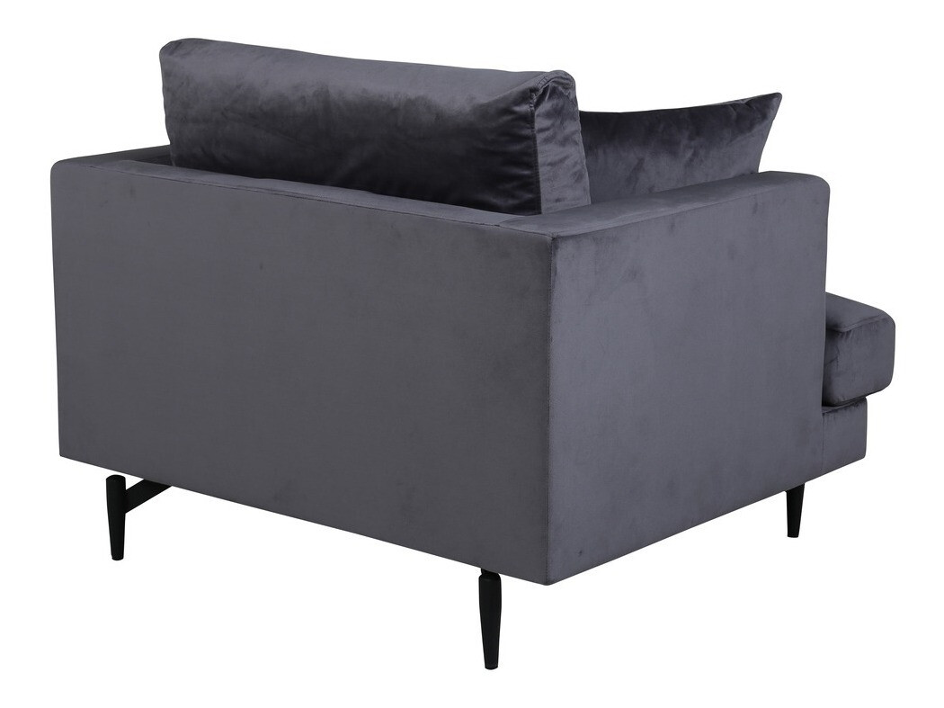 Krēsls Dallas 1703 (Tumši pelēks + Melns)