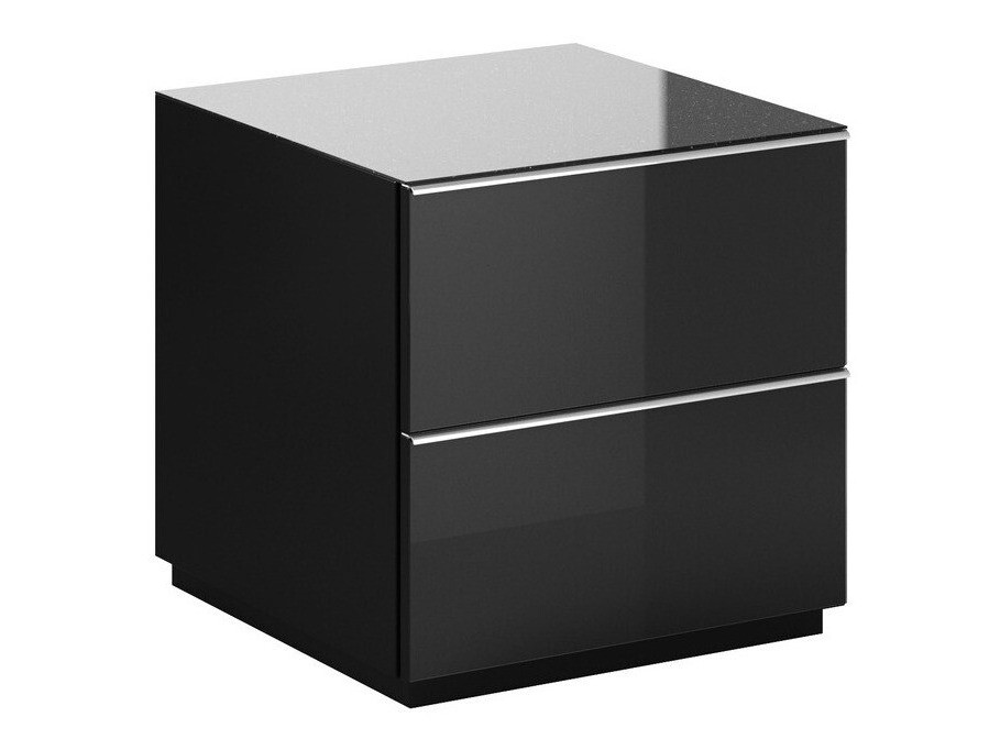 TV galds Fervese 109 (Melns + Glancēts melns)