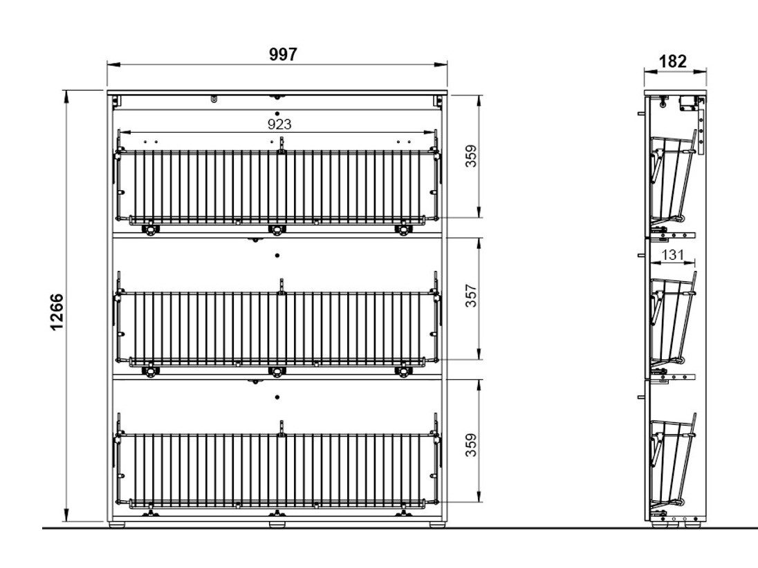 Kurpju kaste Felelmo 102 (Gaiši pelēks)