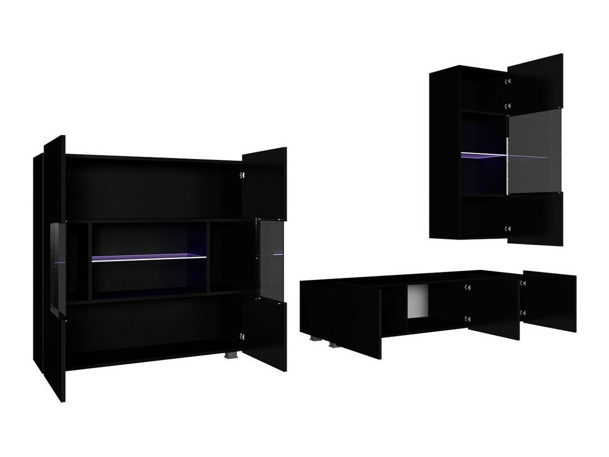 Набор для гостиной Tivdalu 111 (Белый + Глянцевый белый)