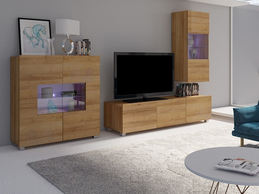 Набор для гостиной Tivdalu 111 (Золотистый дуб)