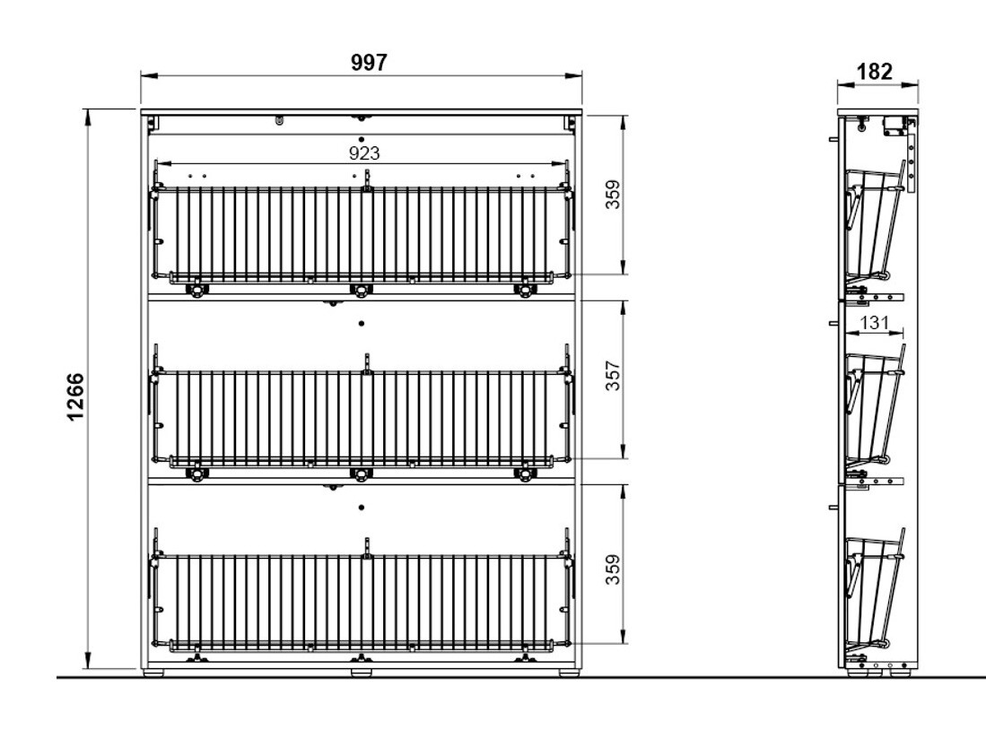 Тумба для обуви Felelmo 102 (Белый)