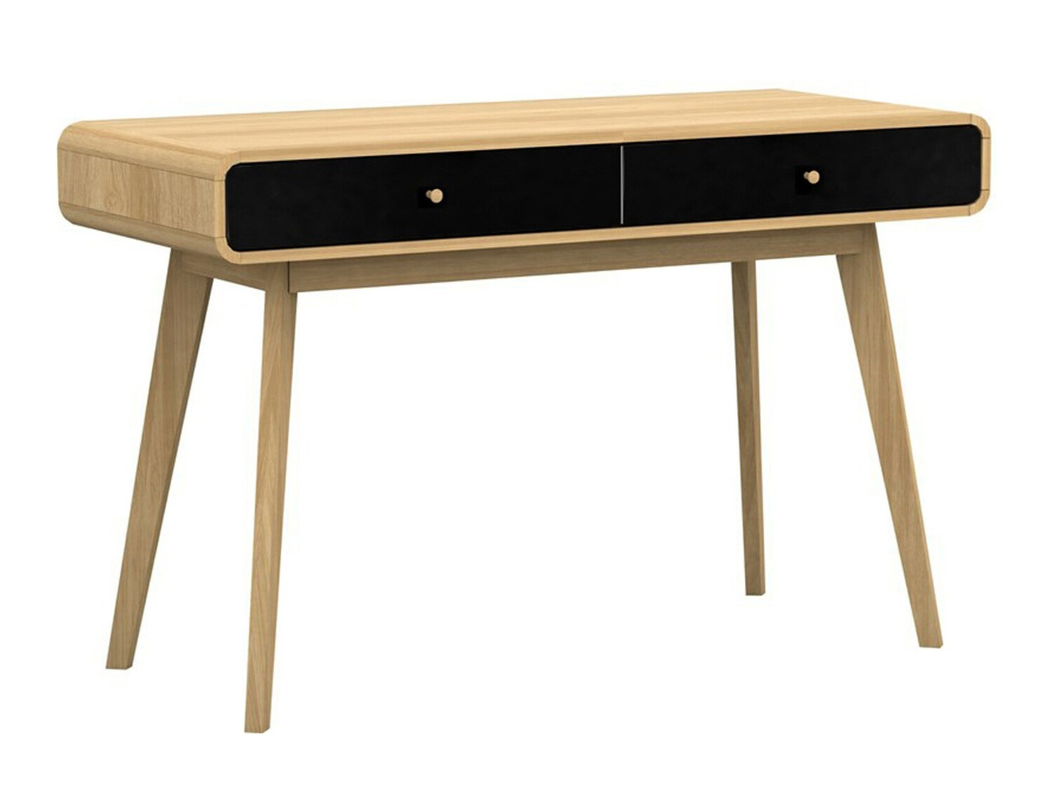 Письменный cтол Elbtena 108 (Дуб + Чёрный)