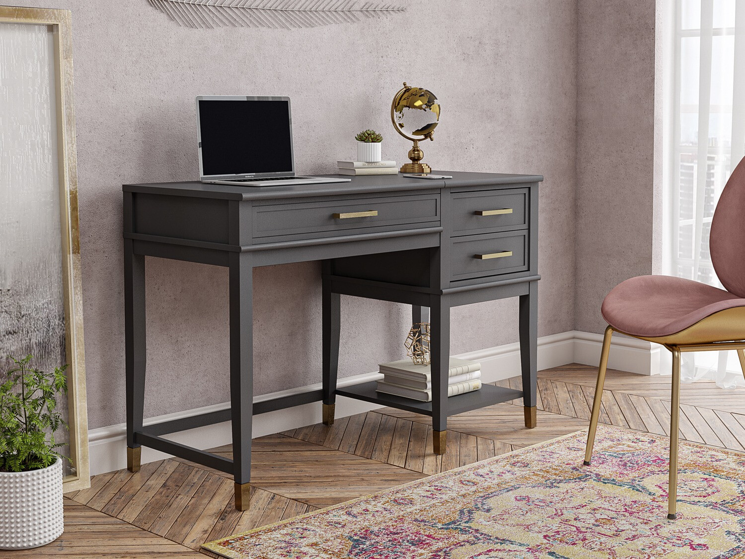 Rakstāmgalds CosmoLiving by Cosmopolitan Belromu 102 (Grafīts)