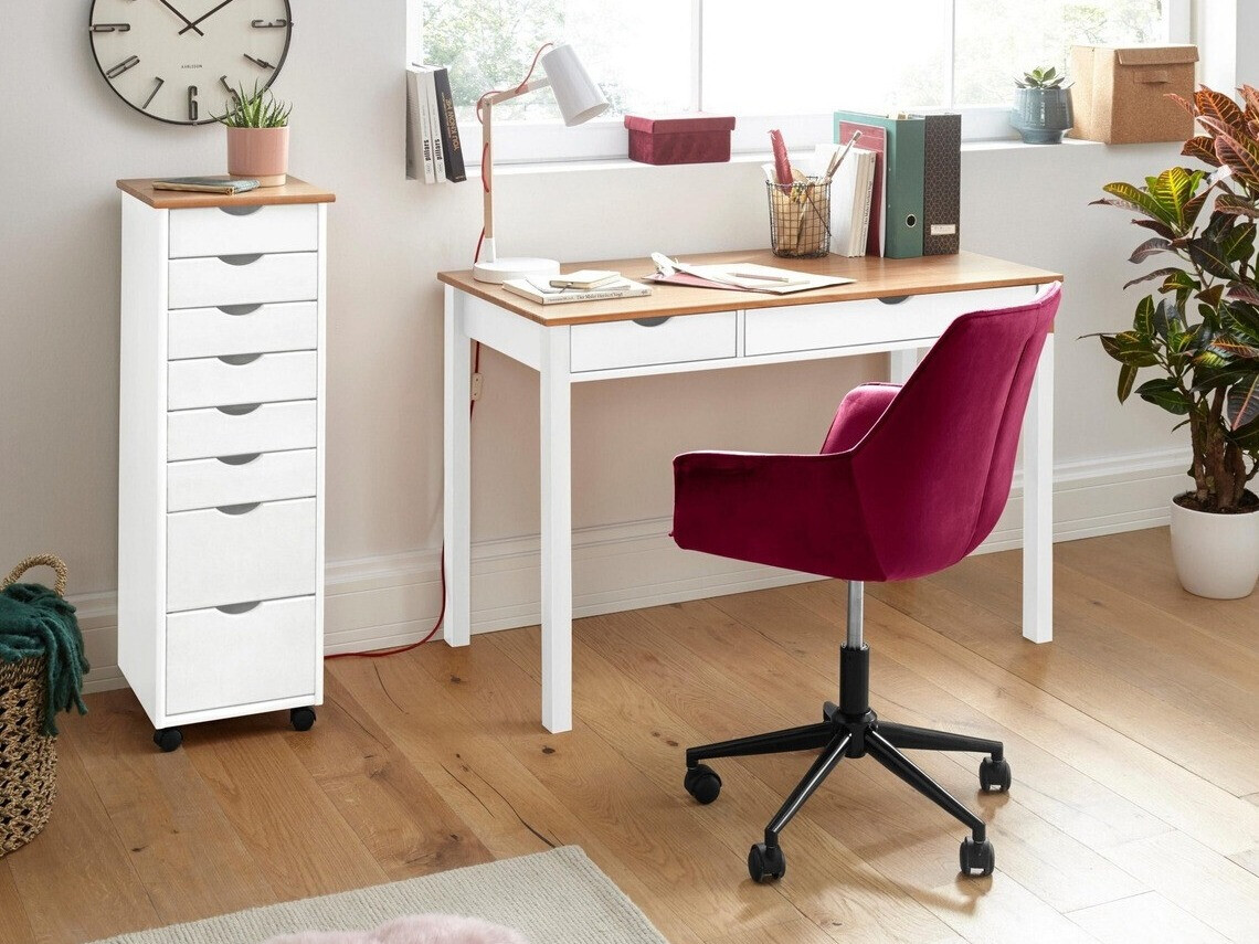 Rakstāmgalds Denton 133 (Balts + Gaišs koks)