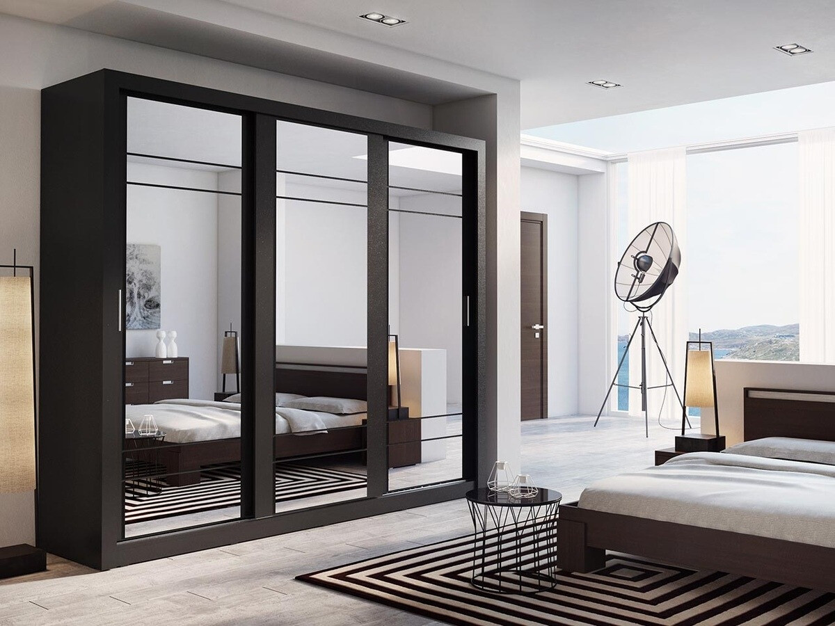 Шкаф Fresno 101 (Чёрный)