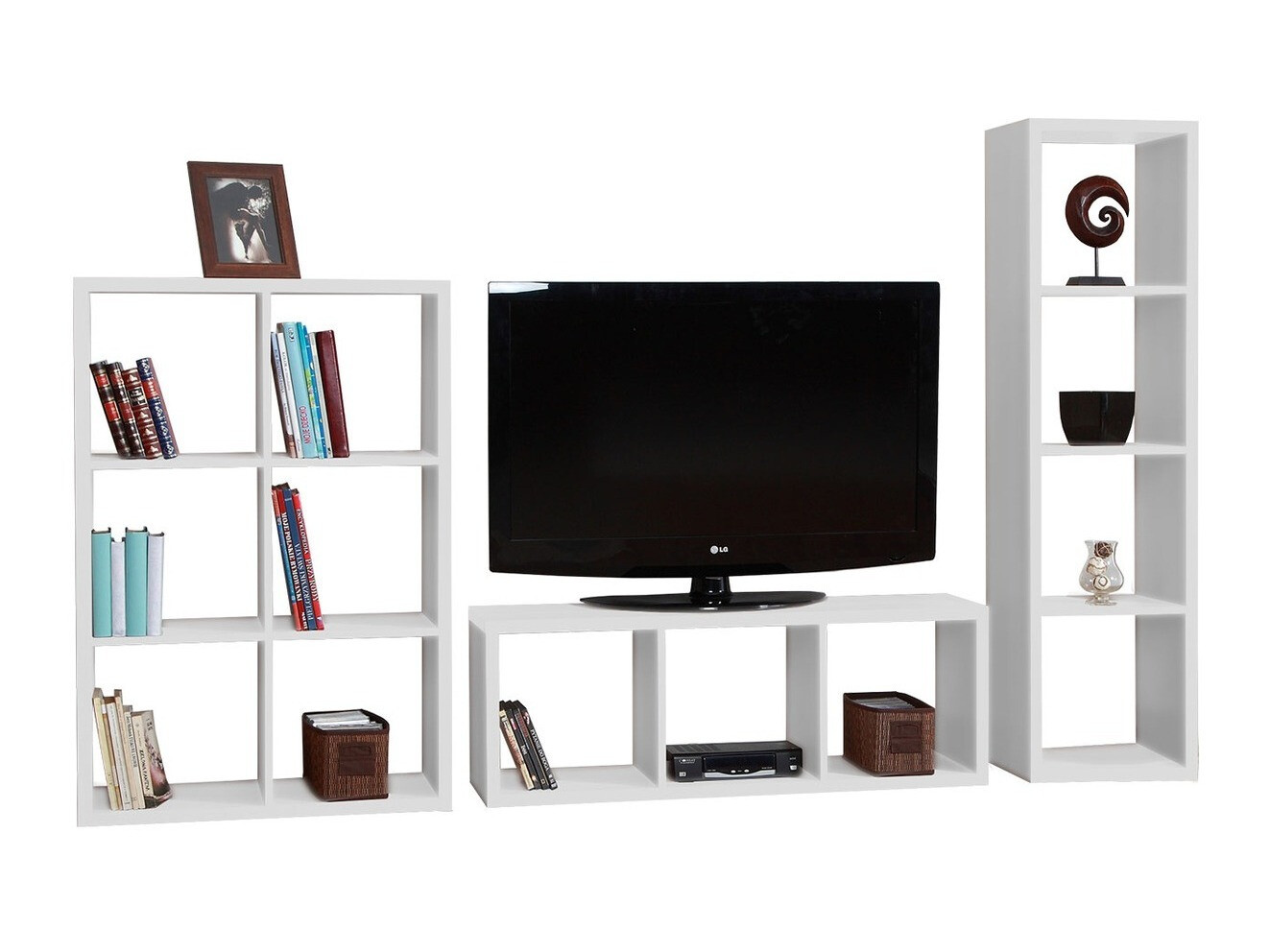 Viesistabas komplekts Levnova 106 (Balts)