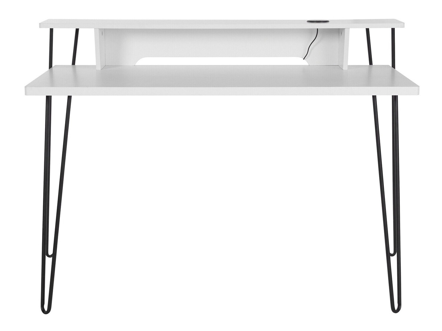 Письменный cтол Denton 187 (Белый + Чёрный)