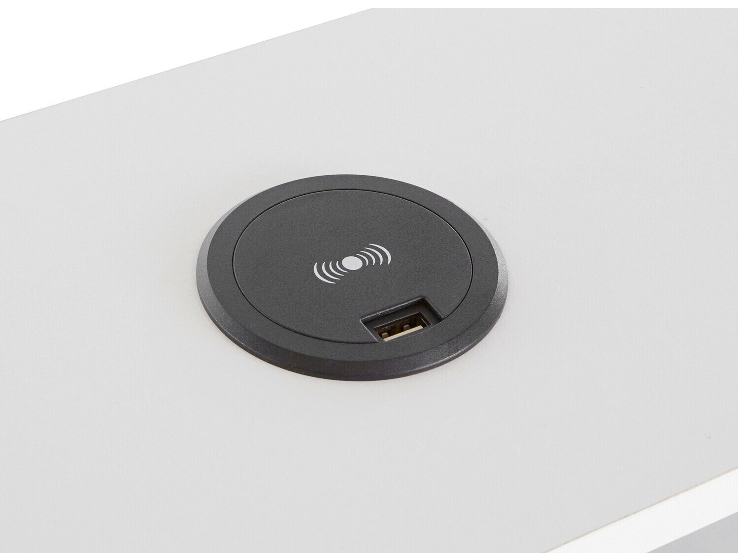 Письменный cтол Denton 187 (Белый + Чёрный)