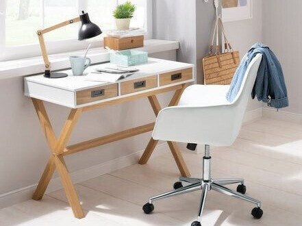 Письменный cтол Denton 209 (Белый + Сосна)