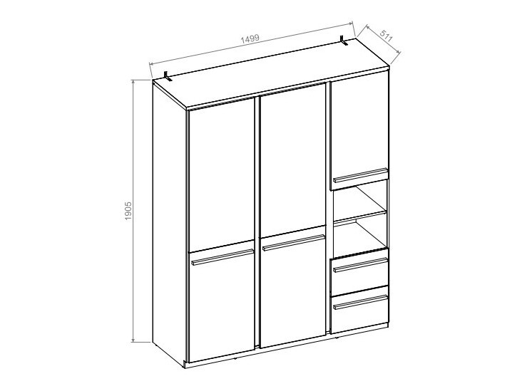 Шкаф Felfera 100