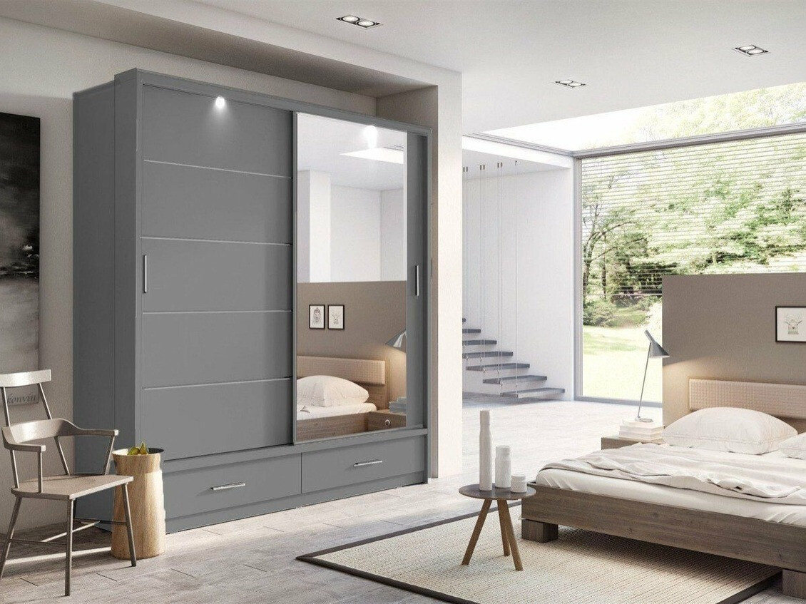 Шкаф Fresno 104 (Серый)