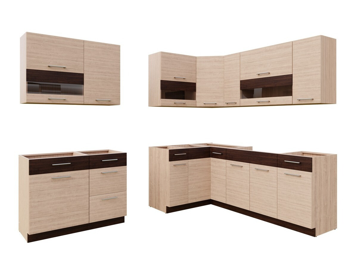 Moduļu virtuves komplekts Mode Light 130