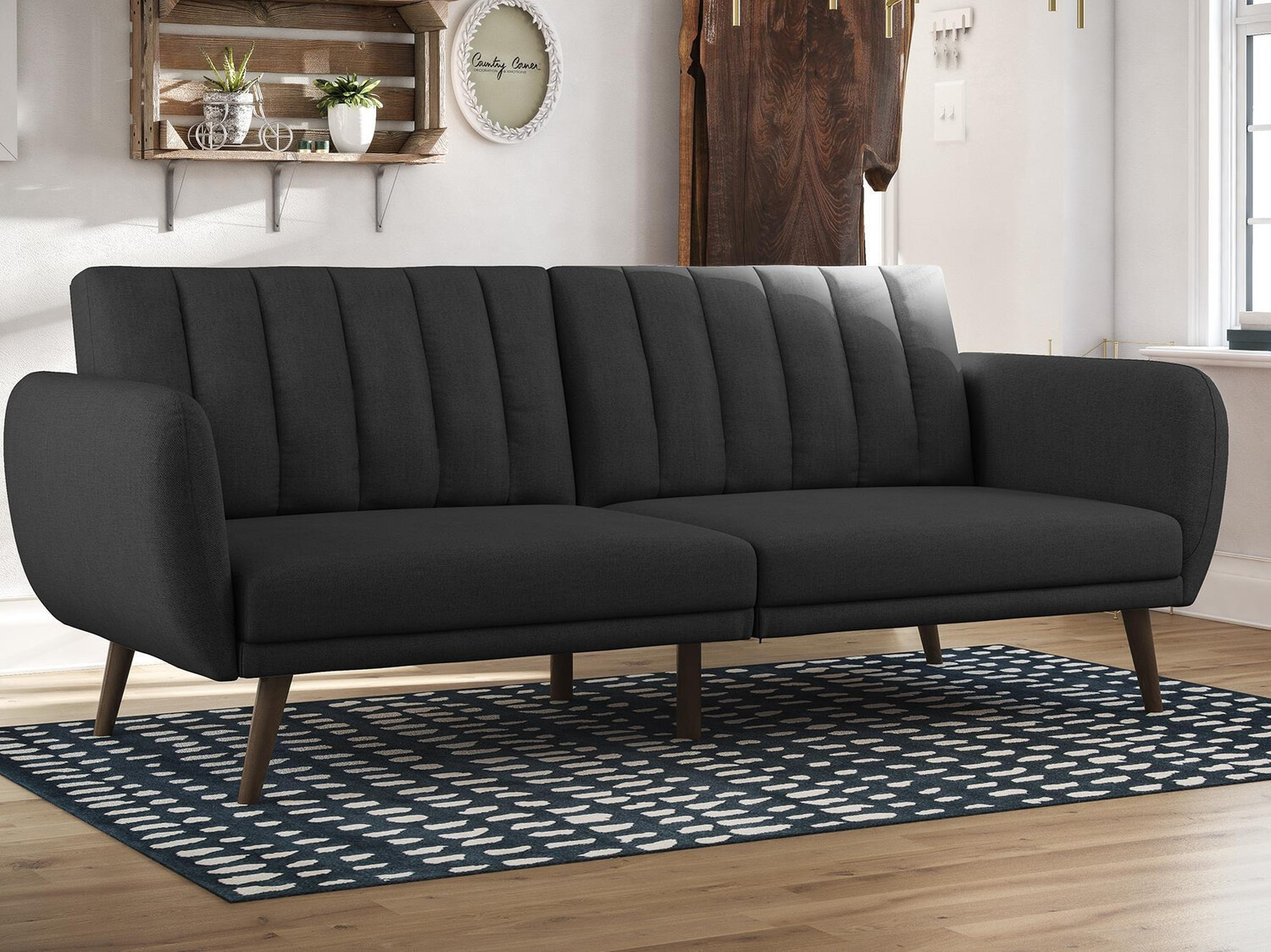 Диван-кровать Novogratz 120 (Тёмно-серый)