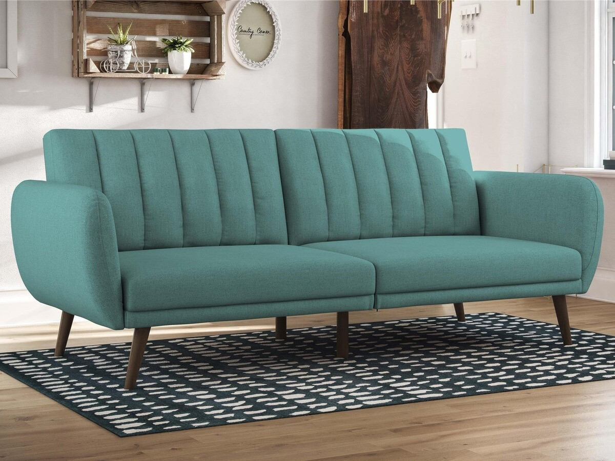 Dīvāns gulta Novogratz 120 (Gaiši zils)