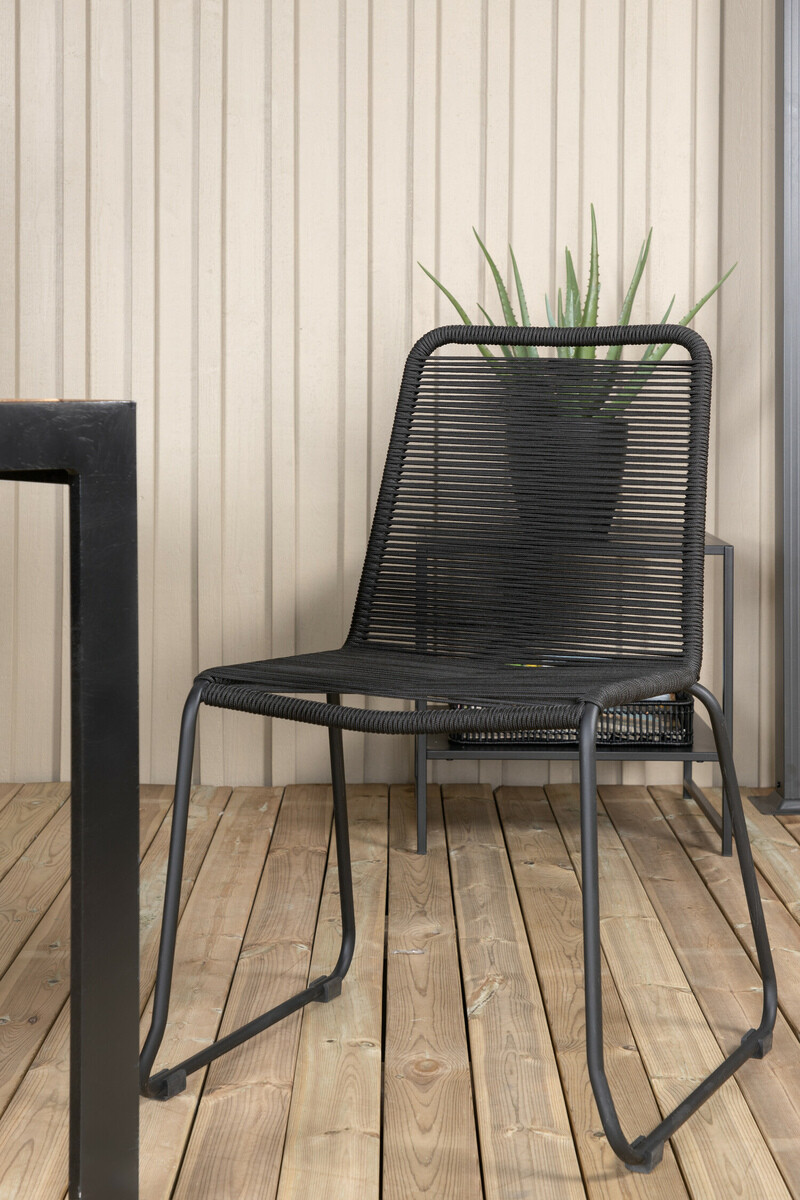 Galds un krēslu komplekts Dallas 2907 (Melns)