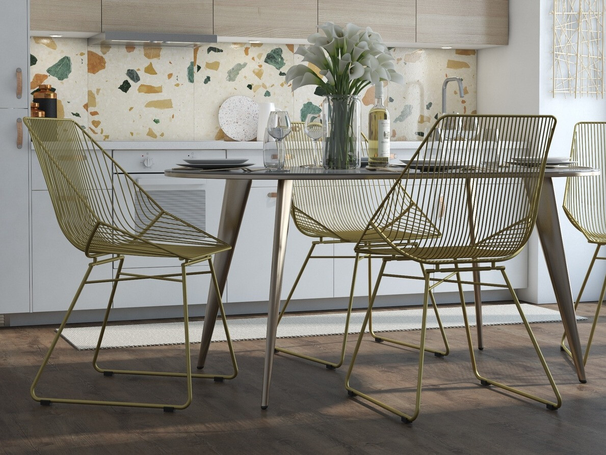 Krēsls CosmoLiving by Cosmopolitan 115 (Zelta)