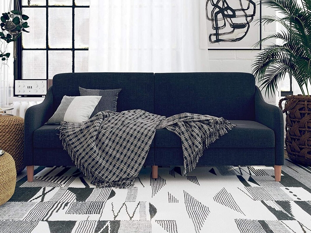 Диван-кровать Tulsa 120 (Темно-синий)