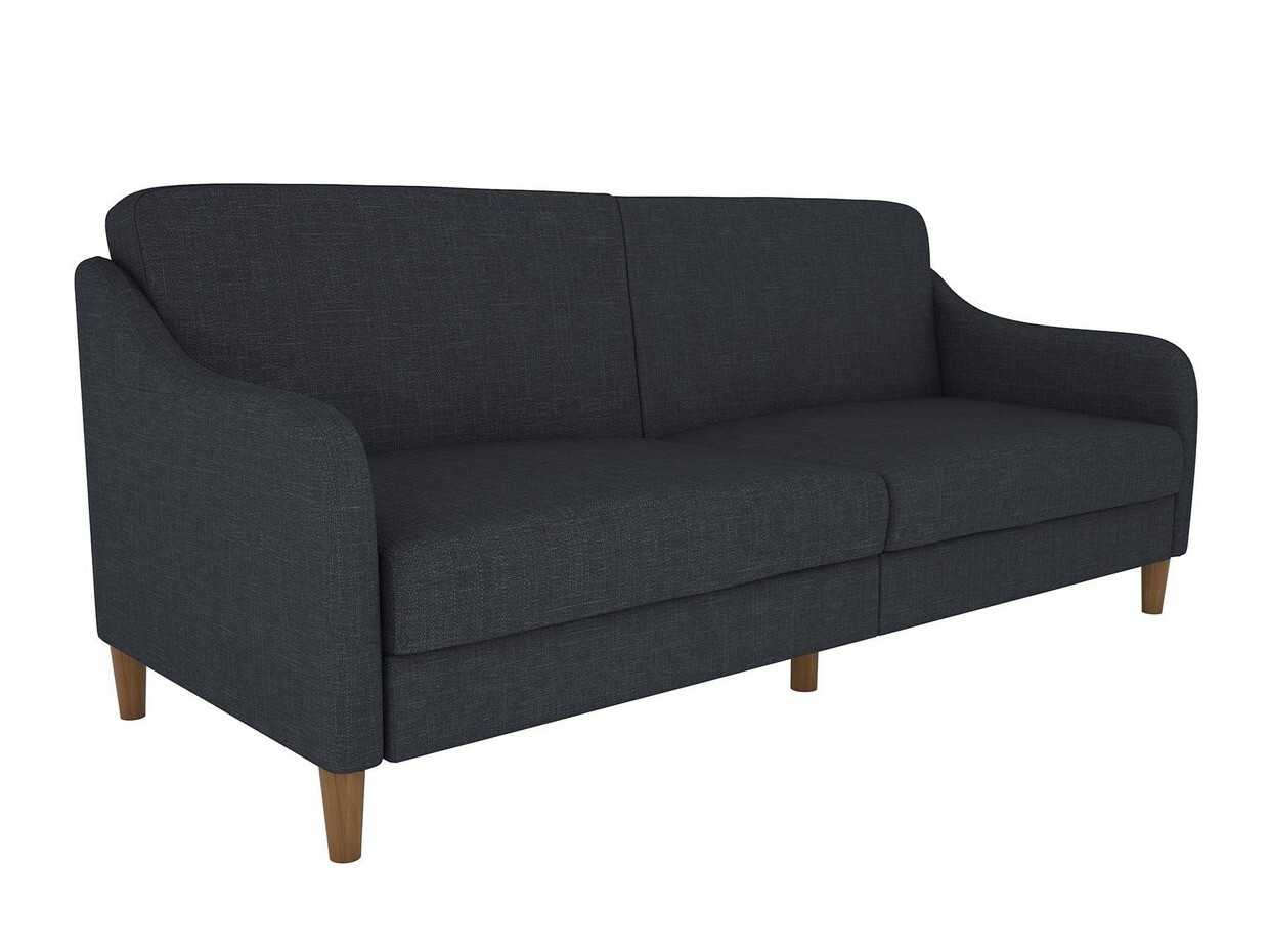 Dīvāns gulta Tulsa 120 (Tumši zils)