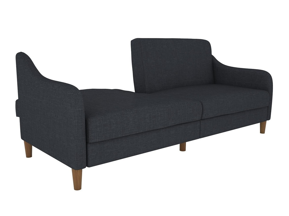 Dīvāns gulta Tulsa 120 (Tumši zils)