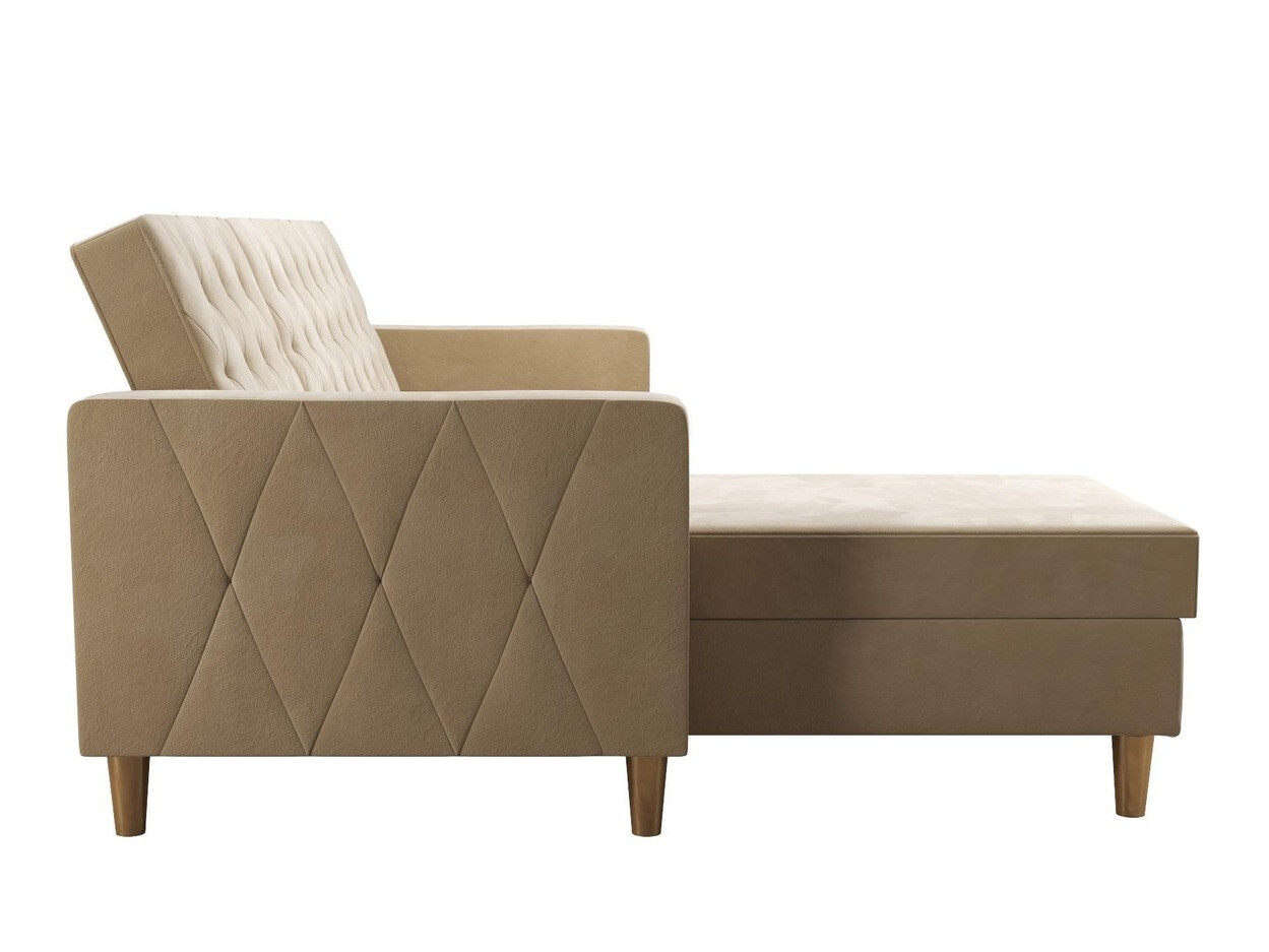 Stūra dīvāns CosmoLiving by Cosmopolitan 104 (Krēms)